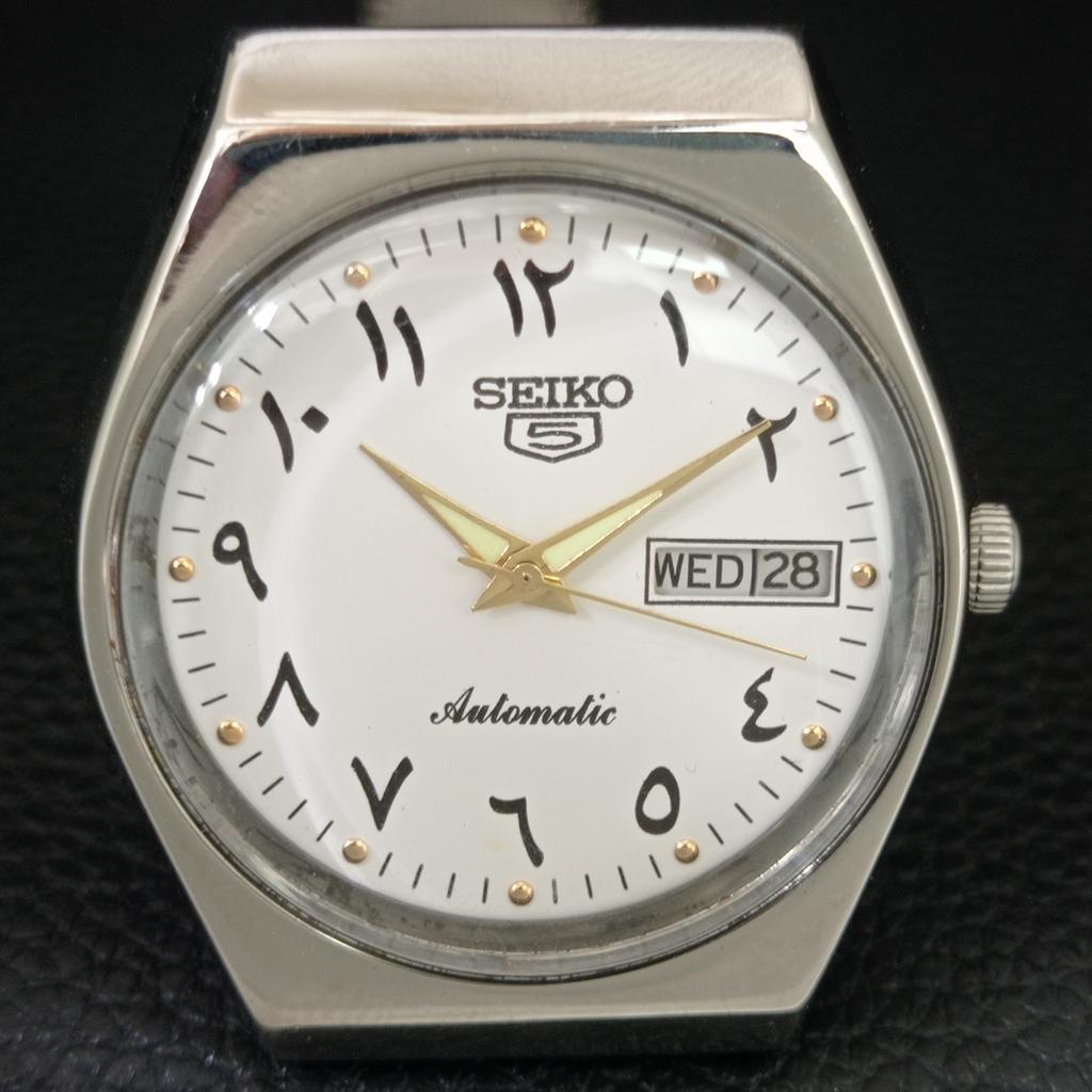 ВИНТАЖНЫЕ АВТОМАТИЧЕСКИЕ ЧАСЫ SEIKO 5 6309A ЯПОНИЯ МУЖСКИЕ С ЗОЛОТИСТЫМ ЦИФЕРБЛАТОМ a705537-1