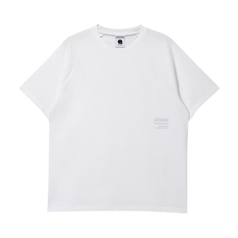 Jack&Jones Мужская футболка с принтом букв, короткий рукав