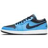Кроссовки Air 1 Low University Blue Black Мужские белые 553558-403