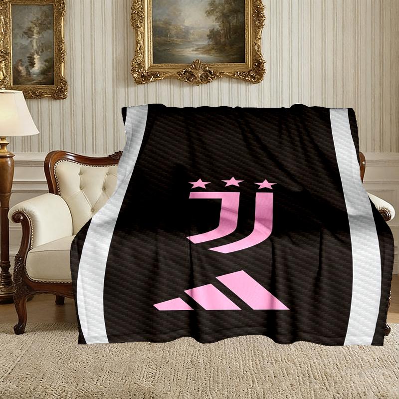 1pc Juventus Football Club Blanket, Super Cozy Printed Home Blanket, All-Season Warmth