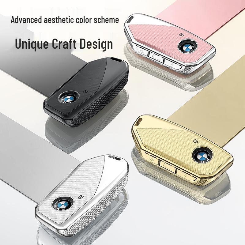 Чехол для ключа BMW: Совместимо с X1, Новой 5 серии, 7 серии, X2, X5/X6/X7, i7/i5, ix1