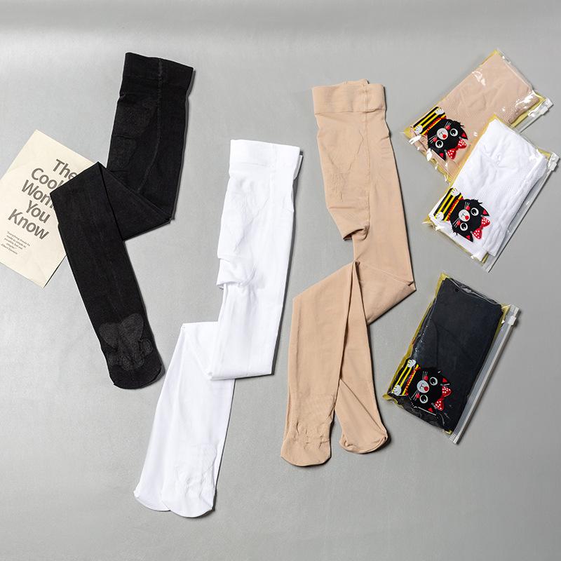 Белые танцевальные носки большого размера с клином-бабочкой - Дизайн "Кошачья лапка" для тренировок и студентов