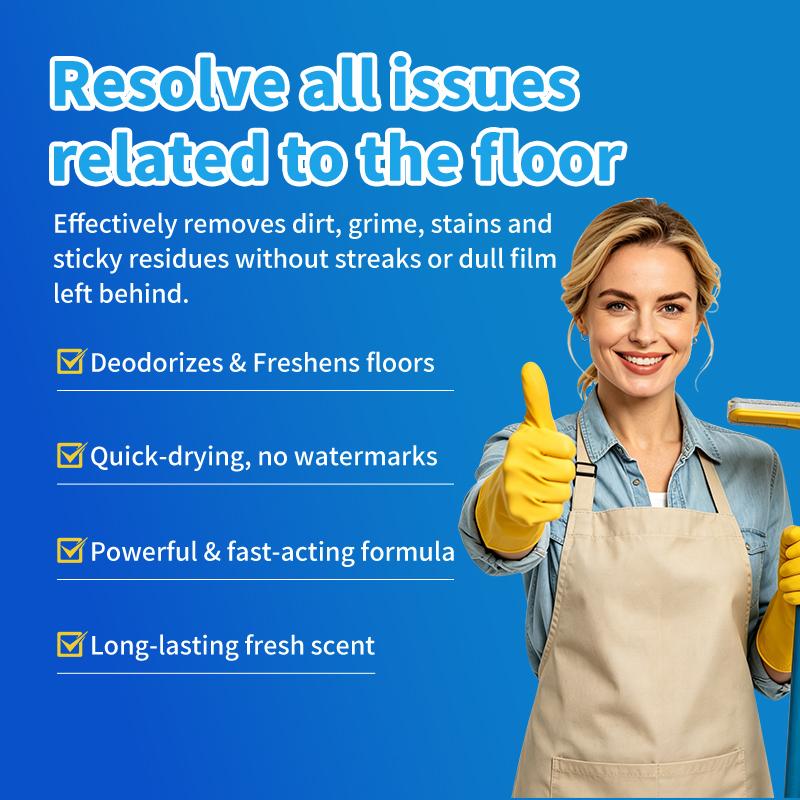 Floor Cleaning Sheets 30pcs Dissolve in Water Remove Dirt Grime for Tile Marble Wood Floor Gentle Protection Deodorize