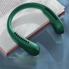 Мини-портативный USB безлистный подвесной шейный вентилятор Воздушный охладитель Охлаждающий вентилятор Перезаряжаемый охлаждающий вентилятор с двойным эффектом на шейной ленте с перезаряжаемой батареей