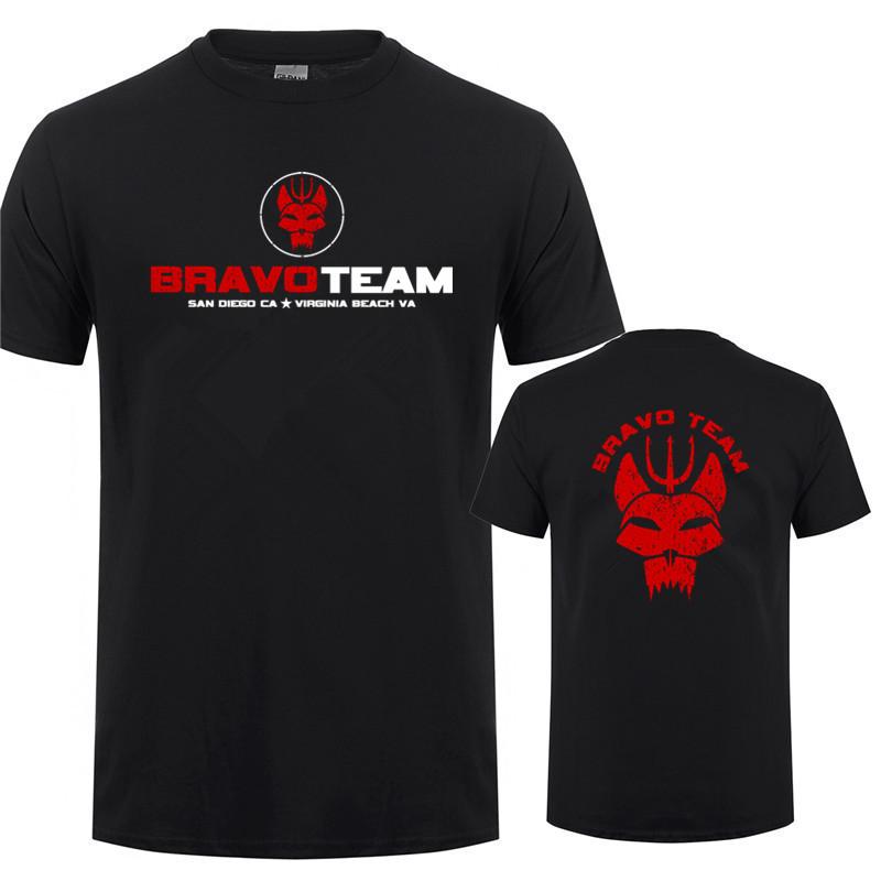 Naval Seals Bravo Team Symbol Seal Team T Shirt Summer Cool Unisex Streetwear Top Short Sleeve Cotton Birthday Gifts Tshirt Dy129