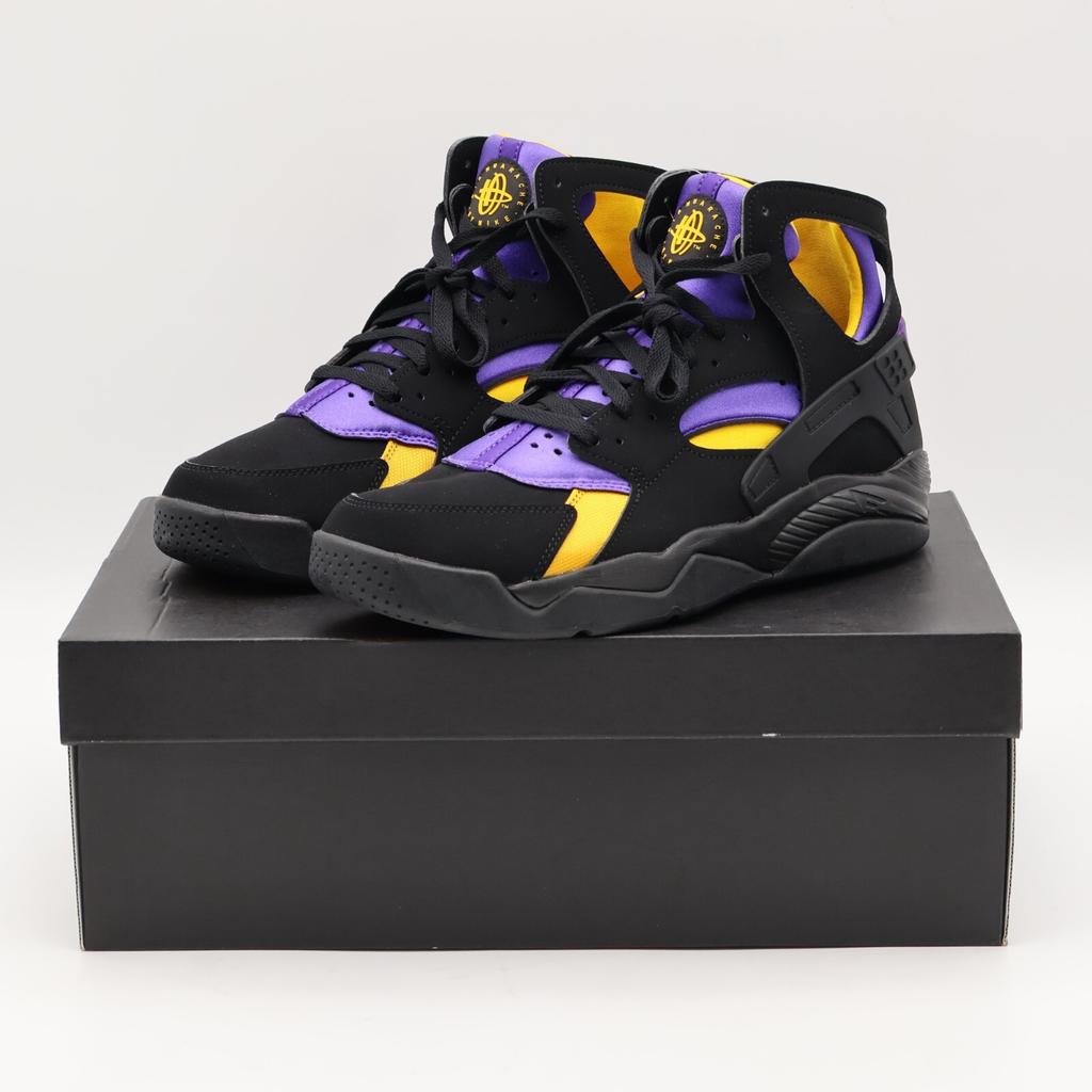 FD0188-001 Nike Air Flight Huarache Lakers Выездные ЧерныйVarsity Purple (Мужской)