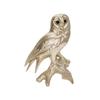Woobia Smooth Champagne Gold Barn Owl X 16 X Doll Figure Ornament Animal Garden Decoration Bird 26.5 34.5cm H22105-4