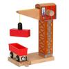 Wooden Track Collection Big Scene Crane Cargo Transport Assembly Accessories Kids Toys Compatible Wooden Over Three Years Old