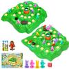 Upgraded 2-In-1 Tortoise And Hare Race Game Children'S Cross-Country Competition Rabbit Trap Defense Radish Chess And Cards