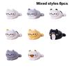 8Pc Cute Cat Animal Decoration Resin Craft Miniature Figure Tiny For Bonsai Fairy Garden Home Decor