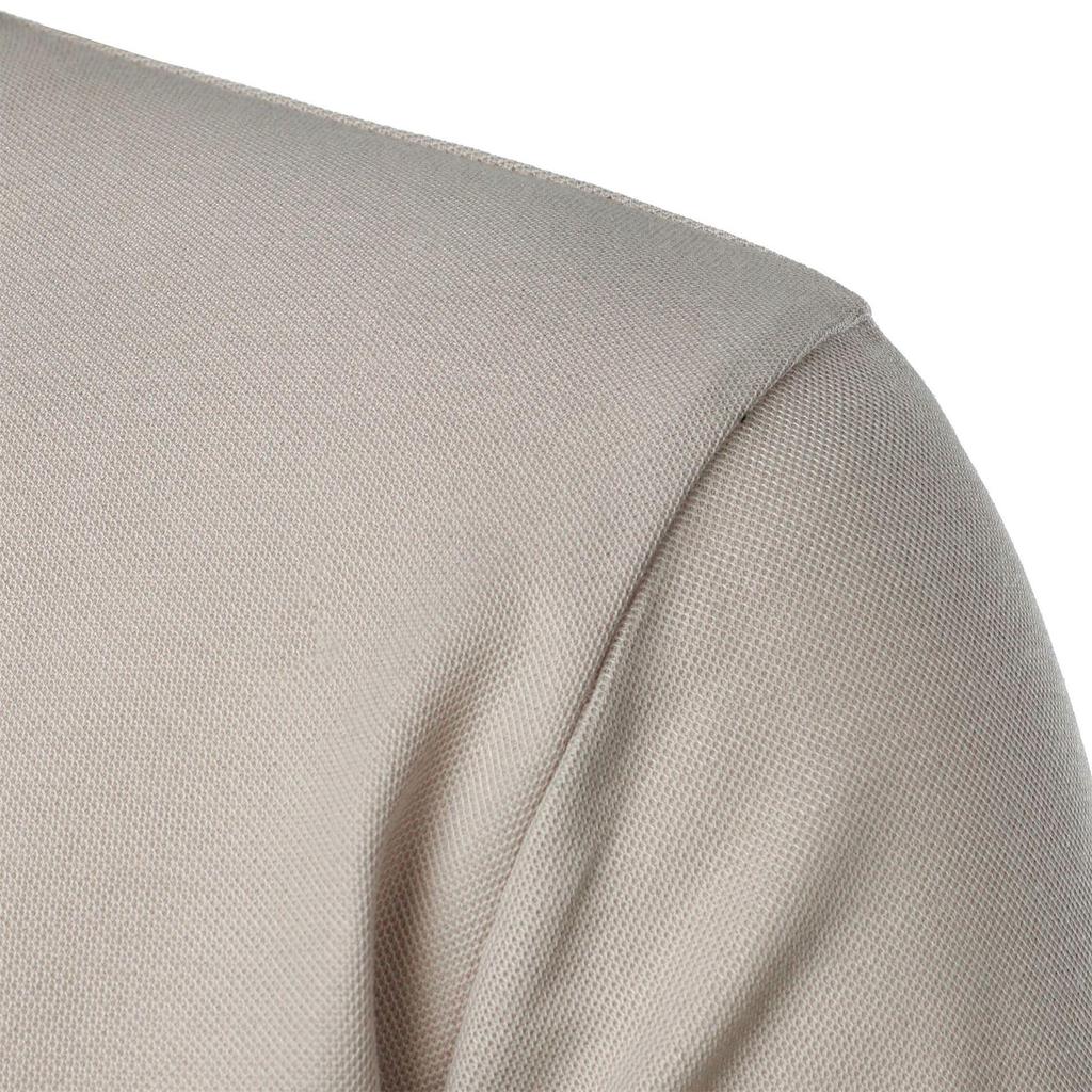 Мужские облегающие однотонные летние топы с коротким рукавом - Европейская и американская мода