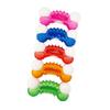 Bone Shape TPR Aggressive Chewer Teeth Cleaning Toy Pet Rubber Bite Interactive Dog Chew Toys