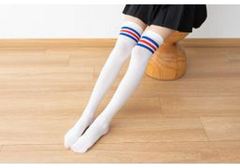 Velvet Over-the-Knee Women's Thigh High Black Silk Slimming Socks