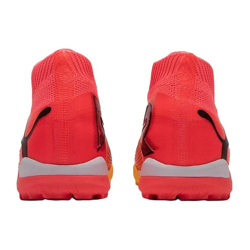 PUMA TT Turf Cushioning Abrasion Resistant Soccer Shoes Men's Red Yellow (Unisex) Soccer Shoes 107713 03