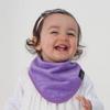 Mum 2 Mum Bandana Bib 3-Pack, Baby Pink, Shocking Pink, Purple, Absorbent, Adjustable for 4-36 Months