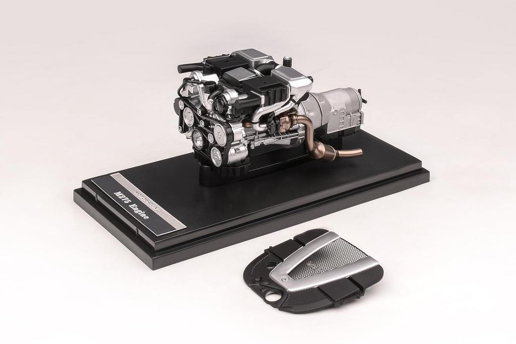 MOTORHELIX 1/18 Scale Mercedes-Benz M275 V12 Engine (W221 Version) Finished Product M90108