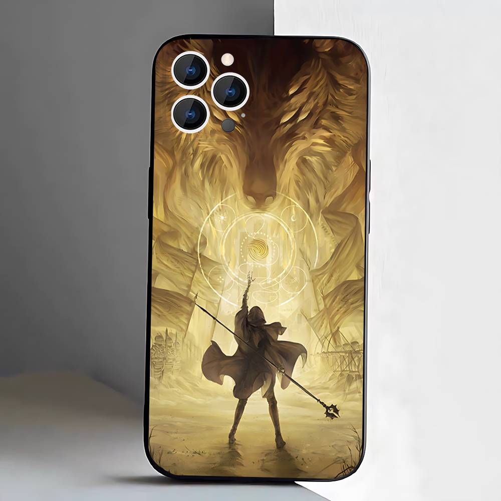 Чехол для телефона Dragon A-Age Inquisition для iPhone 17,16,15,14,13,12, Pro, Max, Plus, E, SE4, Air, Mini Черный Мягкий