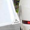 2 шт. Защитные наклейки на углы дверей автомобиля от царапин для Mitsubishi Ralliart Lancer ASX L200 Colt Pajero Outlander Eclipse