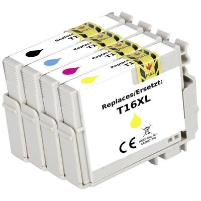Cartouche D'encre - RENKFORCE - Epson 16XL - Noir, Cyan, Magenta, Jaune - Pack De 4 - Compatible Jet D'encre