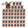 Transparent Cookie Bags with Drawstrings 48 Pcs Halloween Candy Bags, Kids Trick or Treat Goodie Cute Rabbit Convenient Drawstring for Sweets