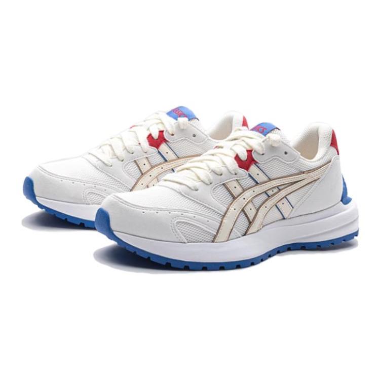 Asics Tarther Sc Амортизация Устойчивость к истиранию Низкие Детские Беговые Кроссовки Белый Синий Подростки 1204A128-101