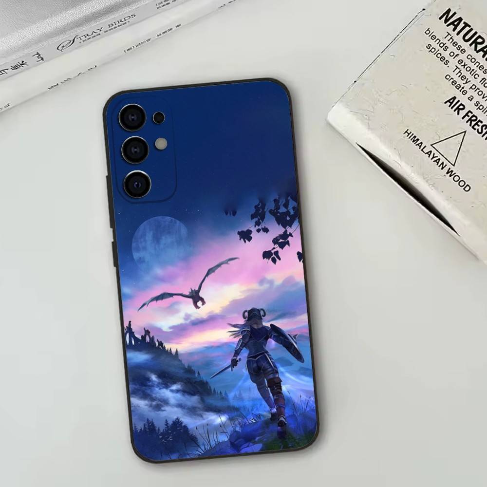 Dragonborn Phone Case For Samsung S25,S24,S21,S22,S23,S30,Ultra,S20,Plus,Fe,Soft Silicone Black Cover