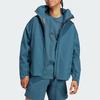 Adidas Myshelter Rain.Rdy Printed Waterproof Sports Casual Jacket Men Outerwear Arctic-Blue HZ5701