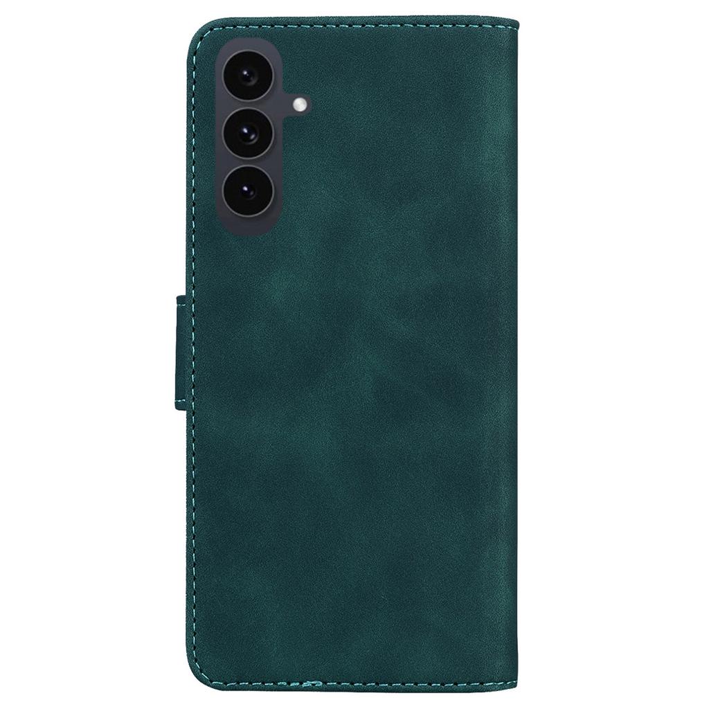 Чехол для Samsung Galaxy S25 FE Однотонный кожаный кошелек Чехол для телефона