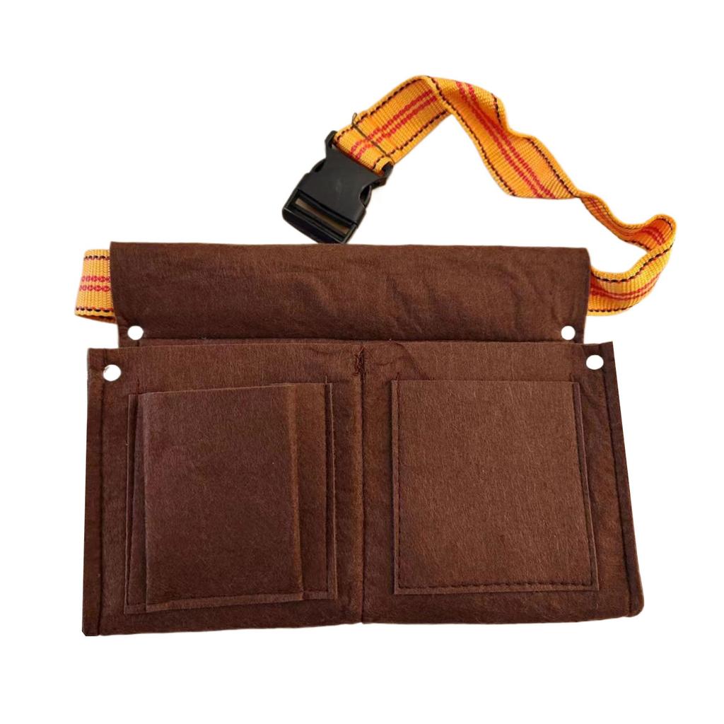 Сверхпрочный войлочный подсумок для инструментов, поясная сумка, рабочий фартук с ремнем на быстросъемной пряжке для строительства и проектов «сделай сам»