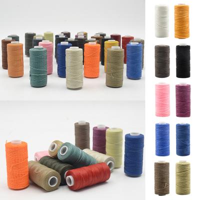 50 м DIY плоская вощеная швейная линия, толщина вощеной нитки, нить для ручного шитья, 150D ремесленная кожа