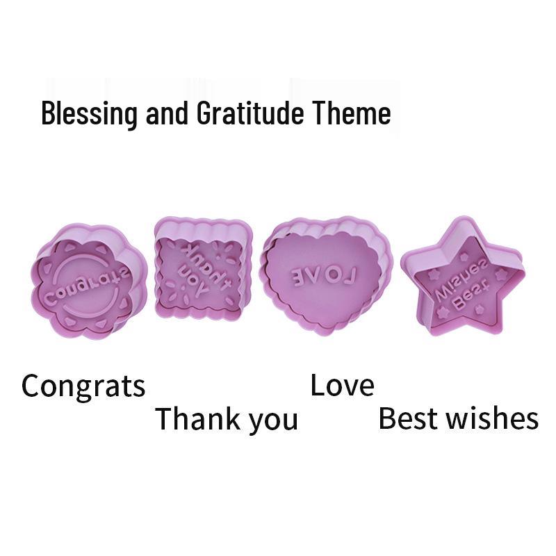 Набор 3D мультяшных формочек для печенья - Весенние пресс-вырубки для Рождества, Хэллоуина и Пасхи