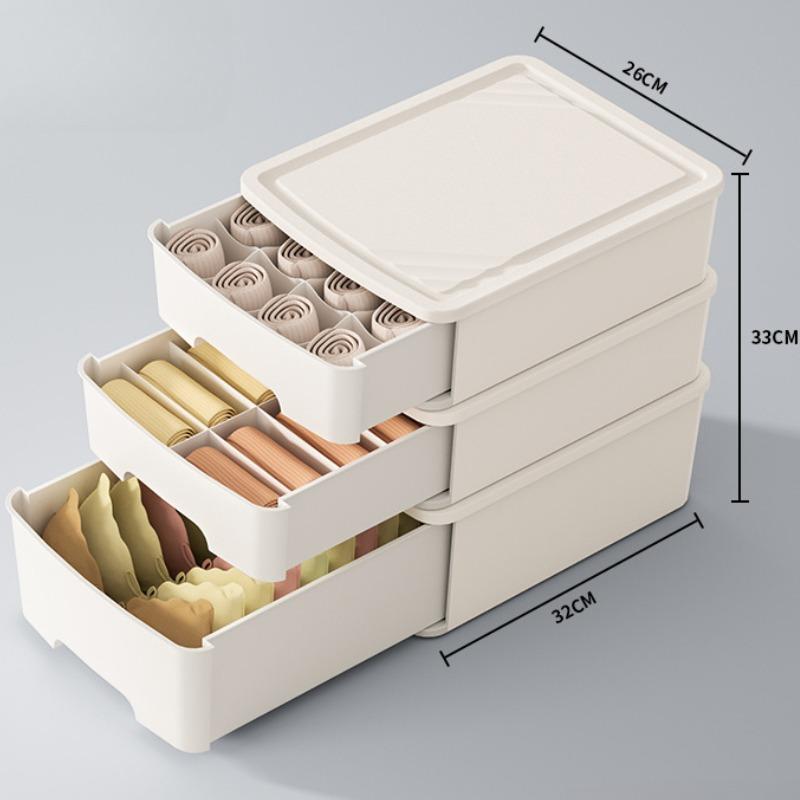 Складные ящики для хранения нижнего белья, ящики для одежды в стиле шкафа, сетки 16/12, носки, трусы, органайзер для одежды, ящик для хранения домашних мелочей