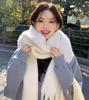 Korean Imitation Cashmere Plaid Scarf for Women - Thick, Warm, Versatile Autumn/Winter Fashion