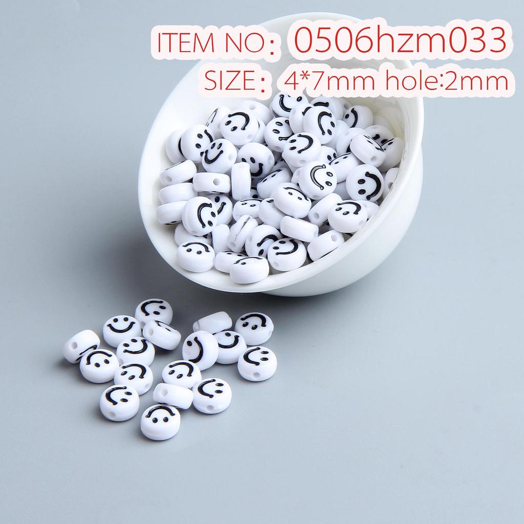 10g Pack of Flat Acrylic Alphabet Beads for DIY Children's Beading and Jewelry Keychain Accessories