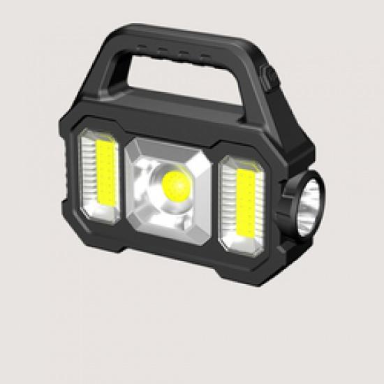 Светодиодный прожектор супер яркий Cob Work Lights солнечный прожектор USB перезаряжаемый фонарик внешний аккумулятор для наружного использования