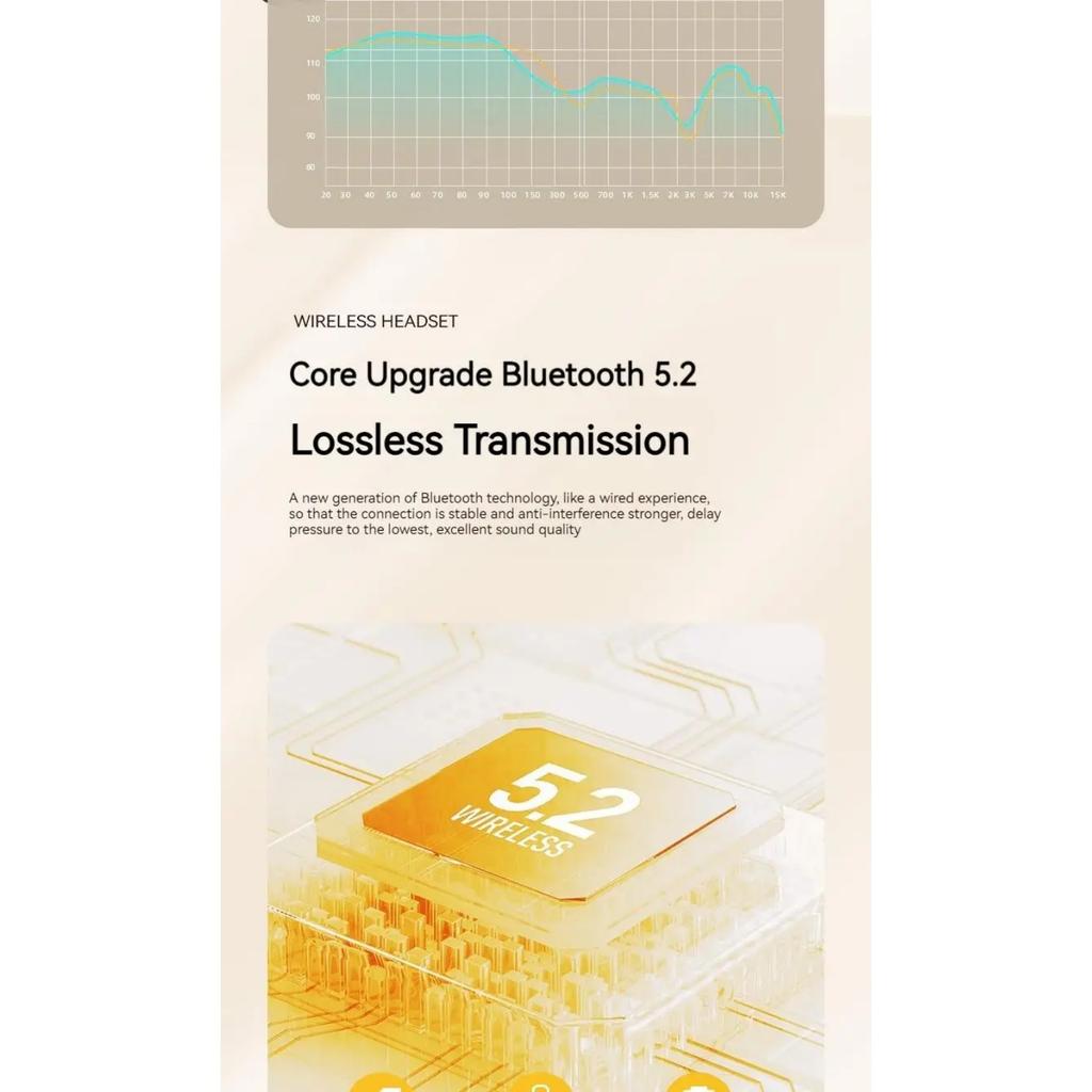 Цифровой дисплей Беспроводные Bluetooth-наушники Гарнитуры с шумоподавлением Hi-Fi Стереонаушники Спортивные геймерские наушники Поддержка TF/FM