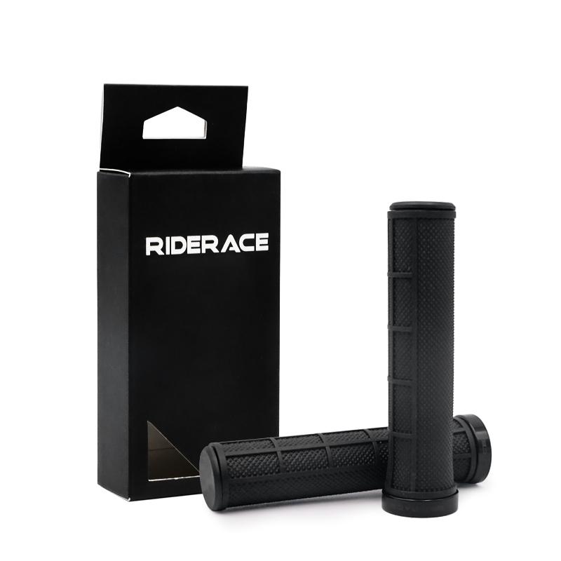 Велосипедные ручки Eco TPR из резины Single Lock-On Grips Велосипедный алюминиевый сплав Ring Handlebar Велосипедный противоскользящий Comfy Rest Экологичный наконечник руля