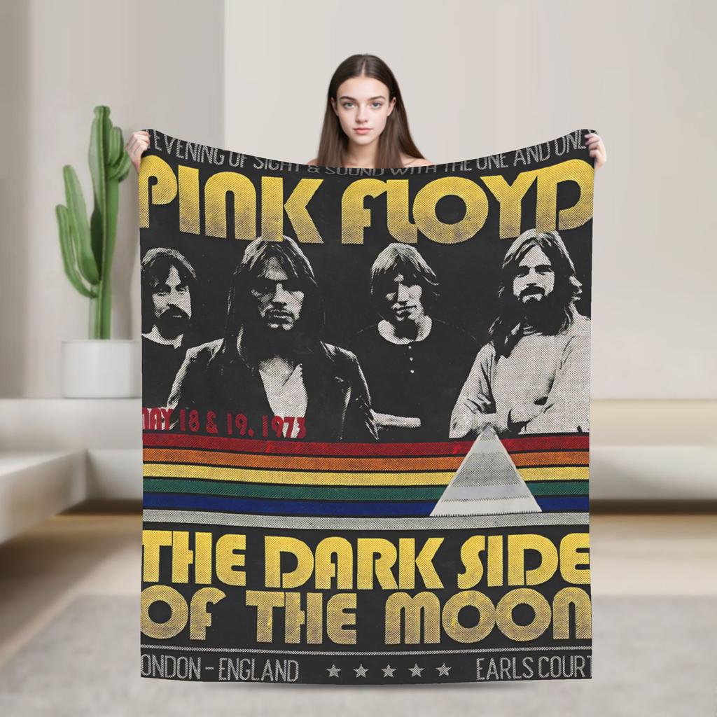 Плед Floyded Rock Me Pinks Качественный Мягкий Теплый Плед для Дивана Зимние Путешествия Офис Спальня Новинка Покрывало