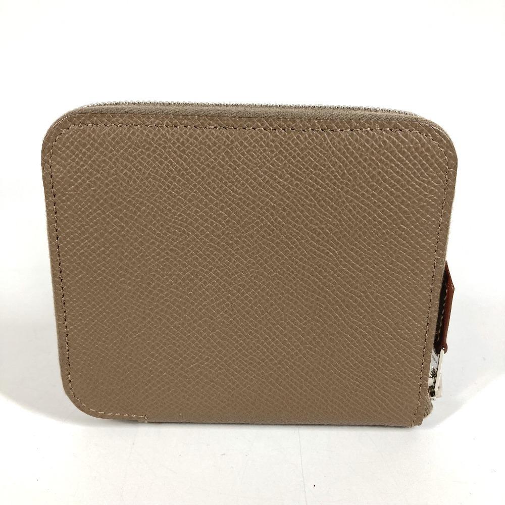 HERMES Azap CompactSilk-In Wallet Coin Compartment Zip Around coin purse Unused