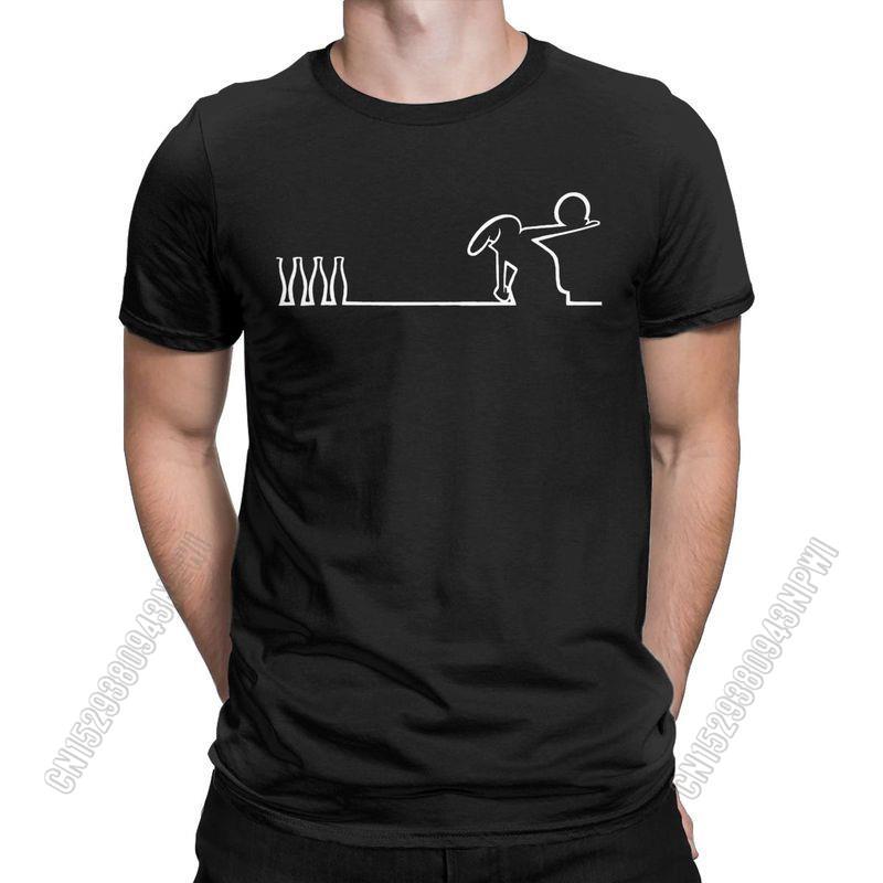 Футболка La Linea Bowling для унисекс Badum Linus Lineunisex Crazy из чистого хлопка с круглым вырезом August Clothing