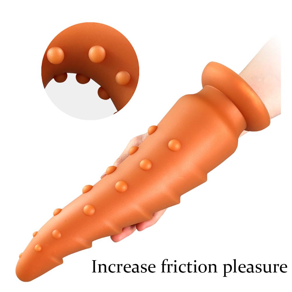 Силиконовый фаллоимитатор Анальная пробка Мягкий пенис Анальный расширитель Фаллос присоска Стимулирует влагалище Анус Мужской мастурбатор Секс-игрушки Продукты секса