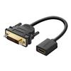 UGREEN Кабель-адаптер HDMI на DVI, двунаправленный, 1080P, штекер-штекер, с позолоченными контактами, для передачи данных, DVI-D 24+1 гнездо,