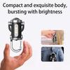 Mini Flashlight Keychain USB Rechargeable Hanging Portable COB LED Flashlight Waterproof Keyring Camping Walking Pocket Lamp