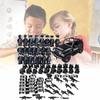 Military Action Figure Police Swat Black Special Forces Building Block Set For Kids