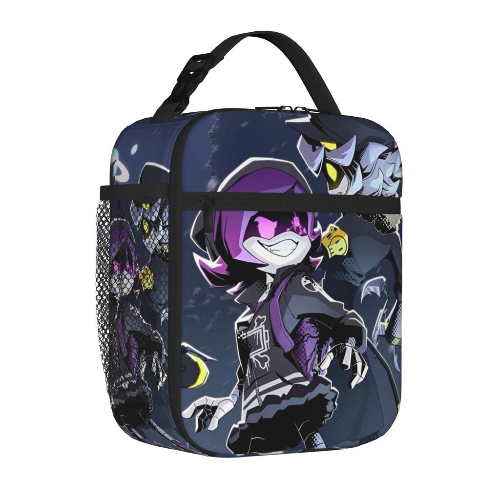 Murder Drones Cartoon Anime Insulated Lunch Bags Men Women TV Series Storage Food Box Portable Thermal Cooler Lunch Box Travel