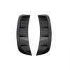 2pcs Universal Auto Sticker Cover Black Air Intake Flow Vent Hood New Fender Air Vent