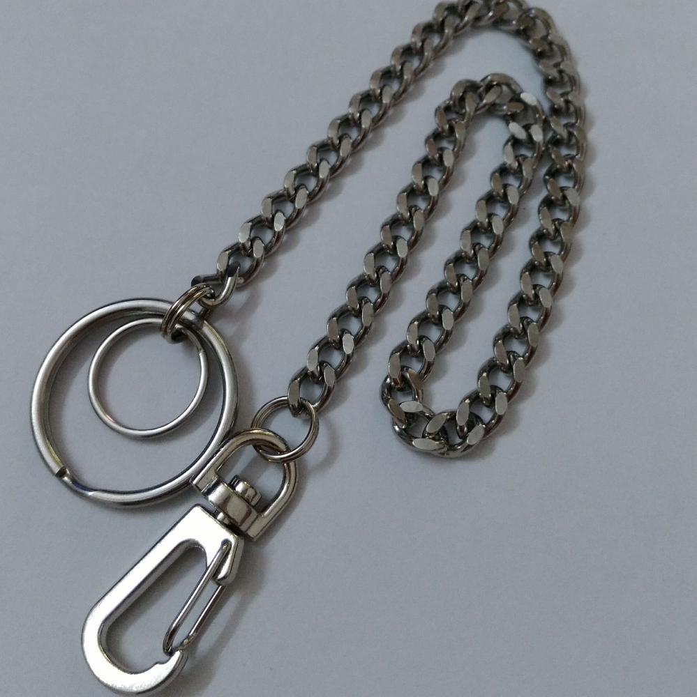 Metal Rock Punk Key Chains Clip Pants KeyChain Wallet Chain Belt Wallet Belt Chain
