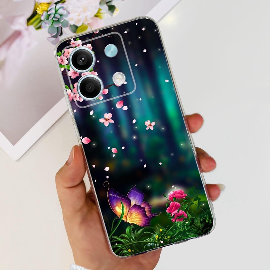 For Xiaomi Redmi Note 13 4G Case Redmi Note 13 Pro 4G Global Cute Soft Silicone TPU Slim Cover For Redmi Note13 13Pro 4G