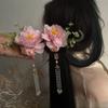 2PCS Handmade Flower Hairpin Pearls Hanfu Hairpin Exquisite Floral Hair Clip  Hair Accessories