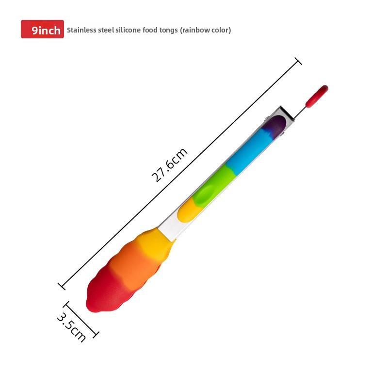 Silicone Food Tongs With Nonslip Grip For Grilling And Baking